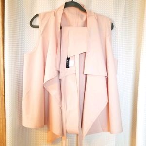 L33 Rose Wrap Self Belted Sleeveless Blouse